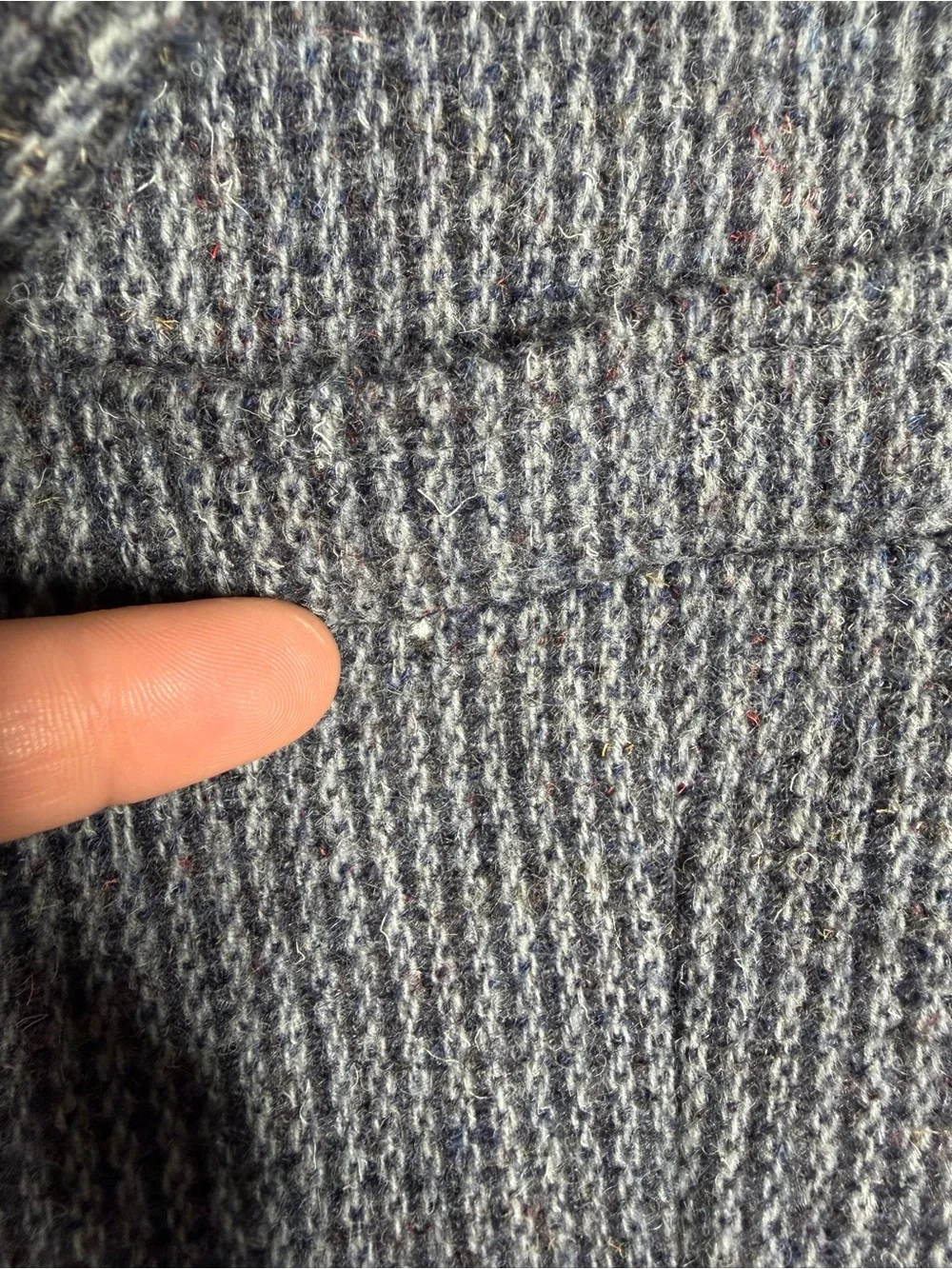 Pendleton Men Tweed Sport Coat 42R Blazer Blue Virgin Wool Jacket Vtg USA